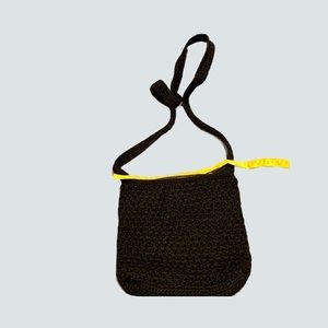 NEE The Sak Crochet black new crossbody Sz M